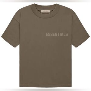 FEAR OF GOD ESSENTIALS FW22 Season Wood T Shirt Size M
